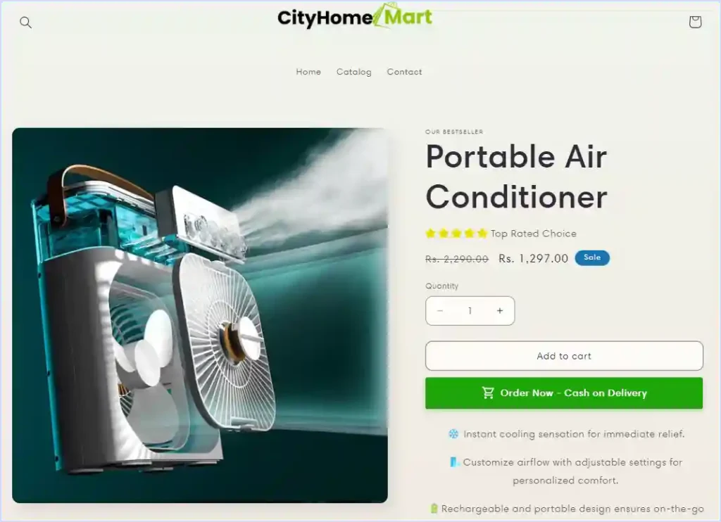 My Dropshipping Store Screenshots CityHomeMart